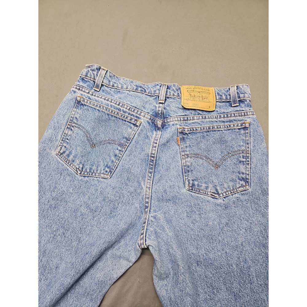 Vintage Levis 921 Orange Tab Womens Jean Size 14L (32x32)Blue Faded‎ Tapered Fit